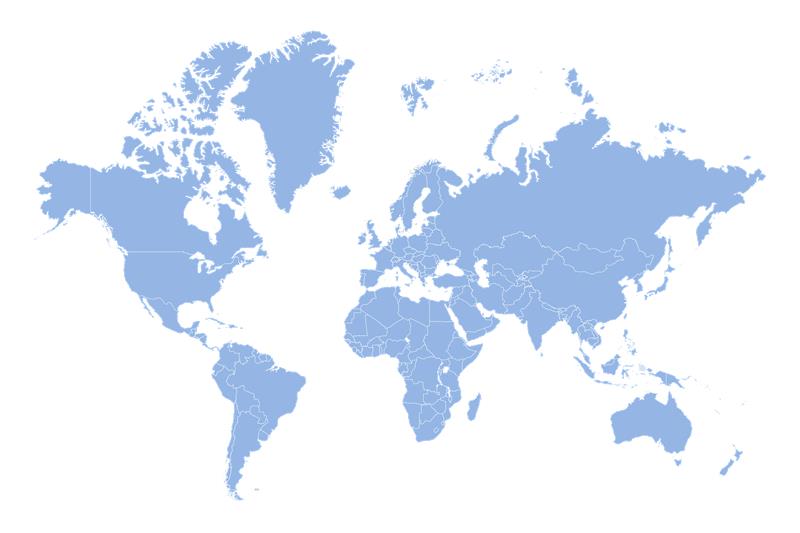 Intelligrow global presence world map